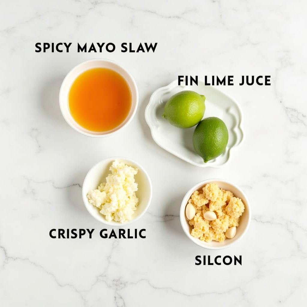 Spicy mayo slaw ingredients