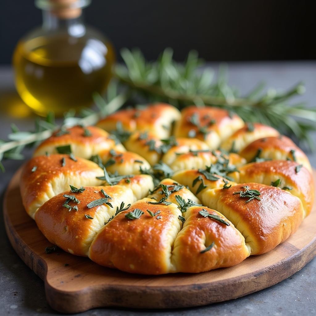 Tuscan Sunset Focaccia: A Rosemary and Olive Oil Masterpiece